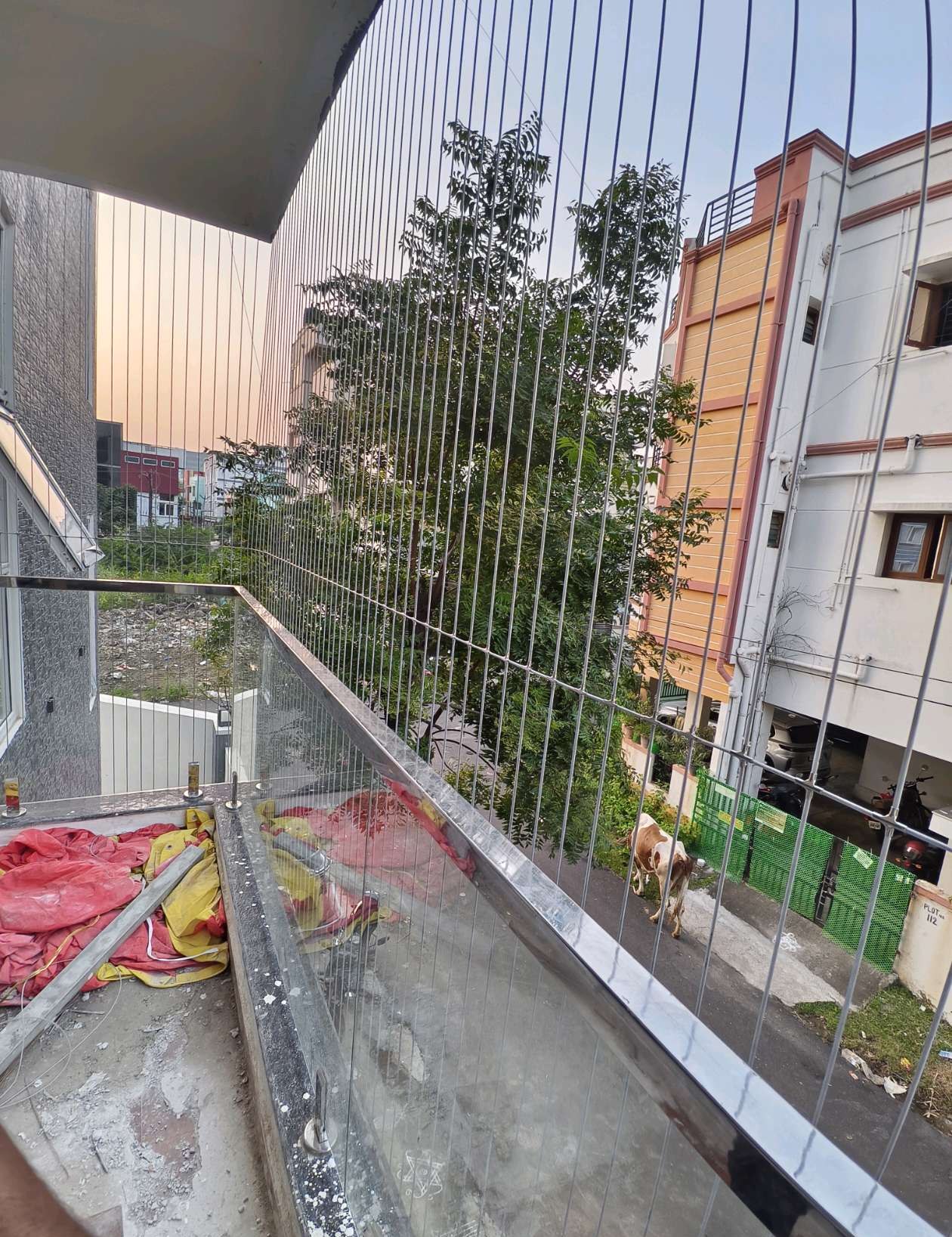 Residential walkway and balcony railing — real YPL work shown for Thirukalukundram customers